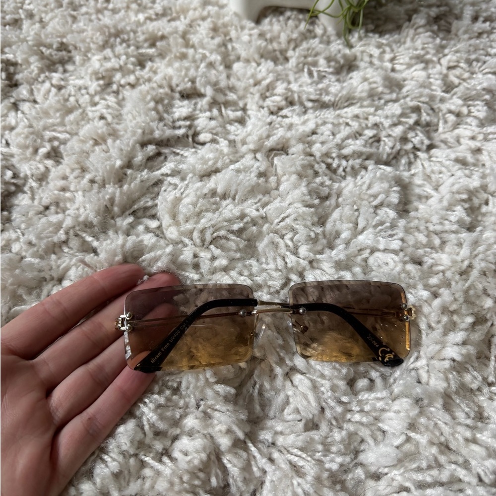 Chic Gradient Square Rectangle Vintage Y2k, 2000s… - image 1